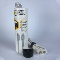 Cabo carregador Tipo C para Tipo C Gshield turbo charge 3A 1,2M